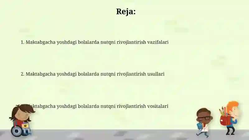 Nutqni o'stirish metodlari 2
