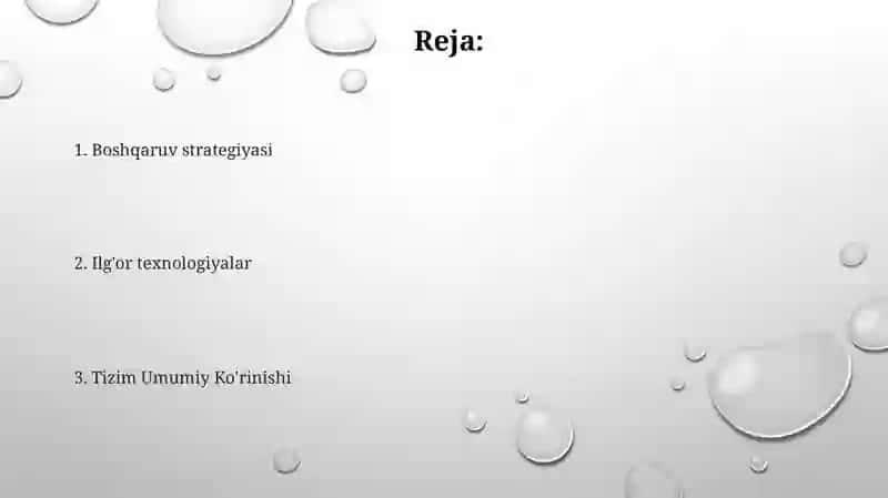 Yoritish va sharoitni boshqarish 2