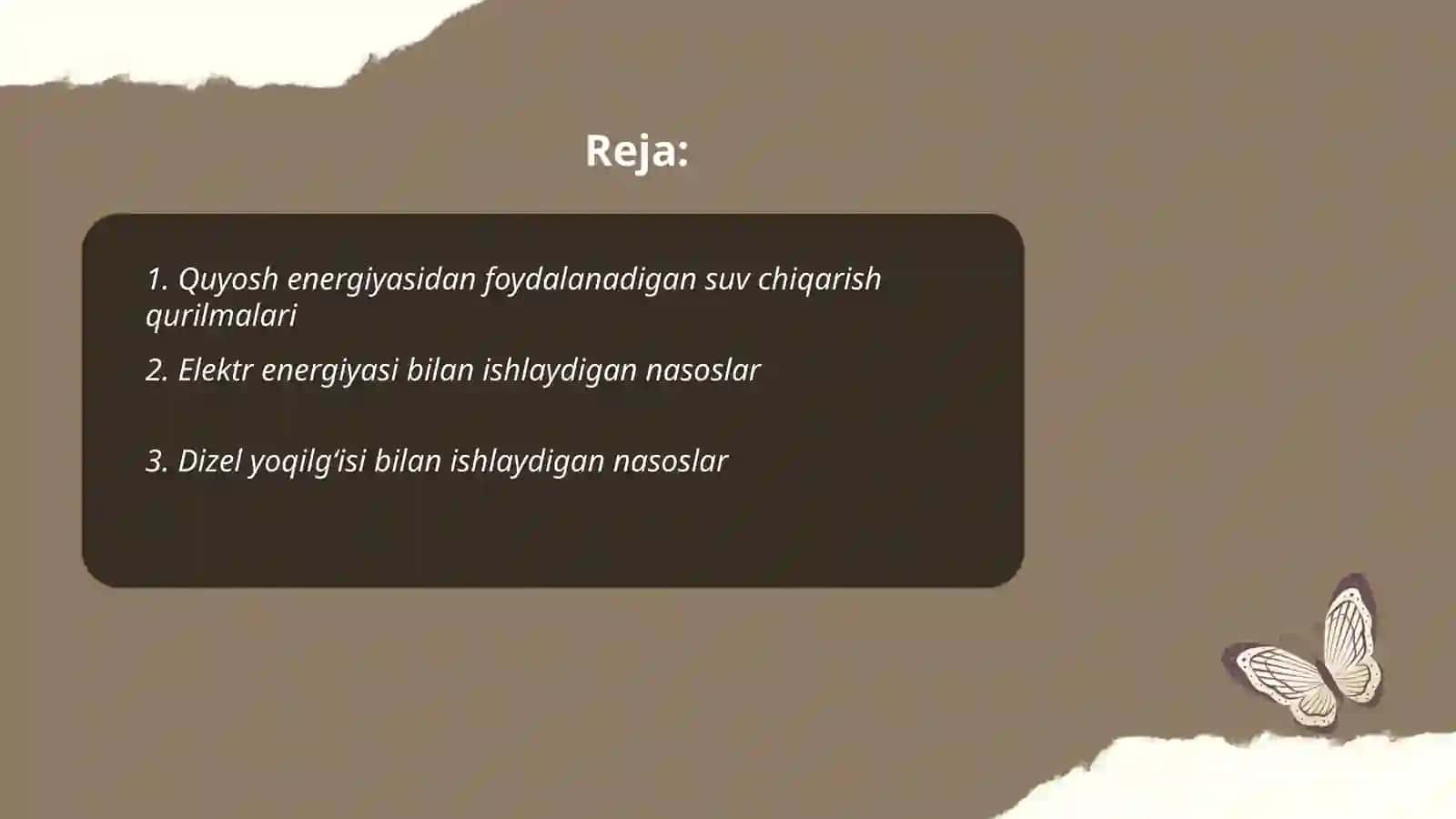 Quyosh energiyasidan foydalanadigan suv chiqarish qurilmalari 2