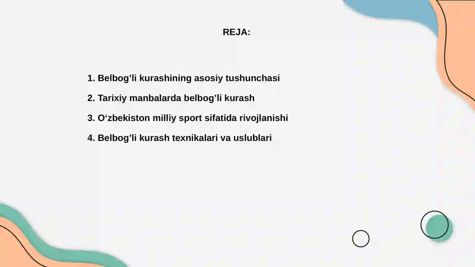Belbogʼli kurashining rivojlanish tarixi 2