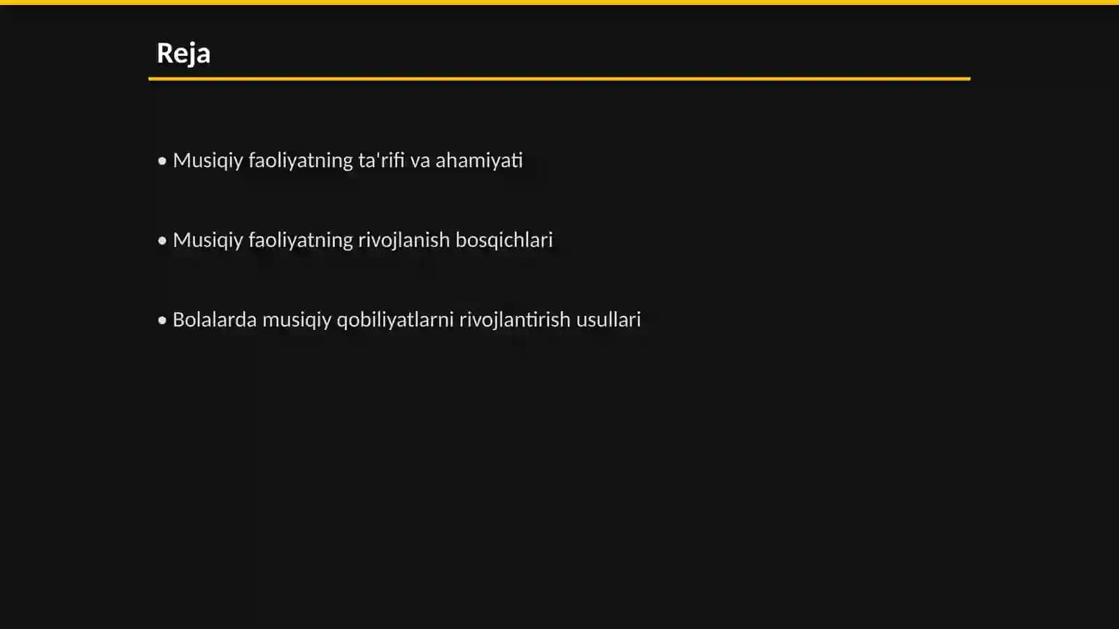 Maktabgacha kichik yoshdagi bolalarni musiqiy faloiyat mazmuni 2