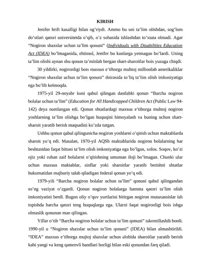 XORIJIY MAMLAKATLARDA VA О‘ZBEKISTON RESPUBLIKASIDA GOSPITAL PEDAGOGIKA AN’ANALARI VA XUSUSIYATLARI 2