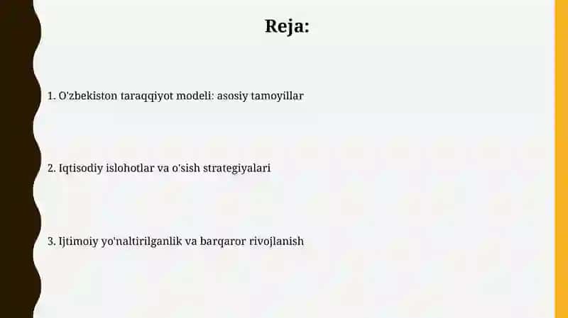 O'zbekiston taraqqiyot modeli 2