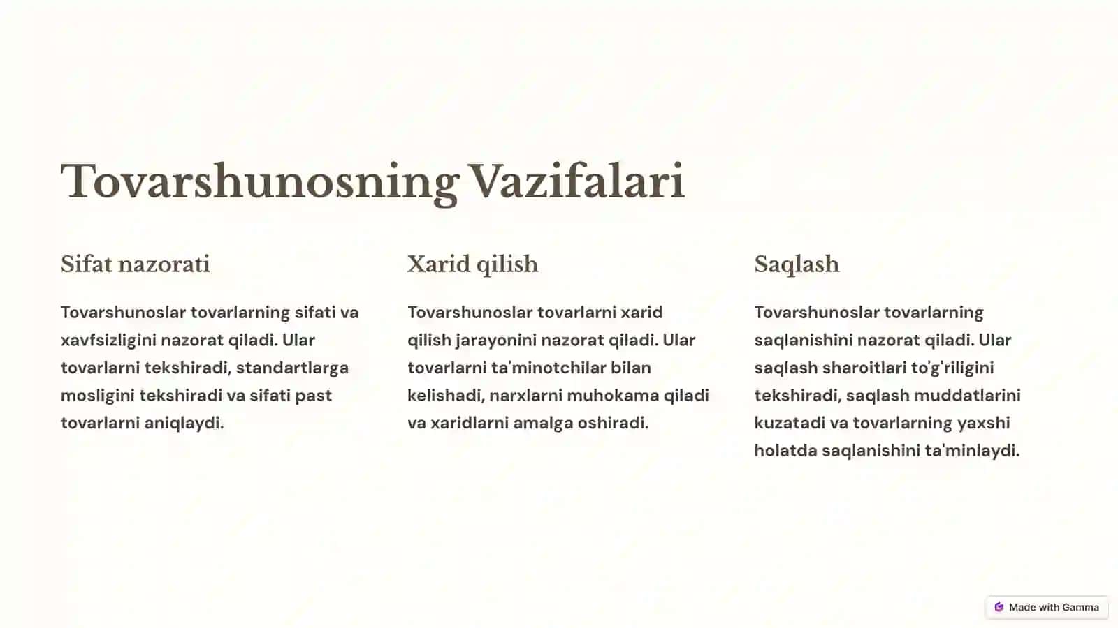 Zamonaviy Bozorning Muhim Sohasi 2