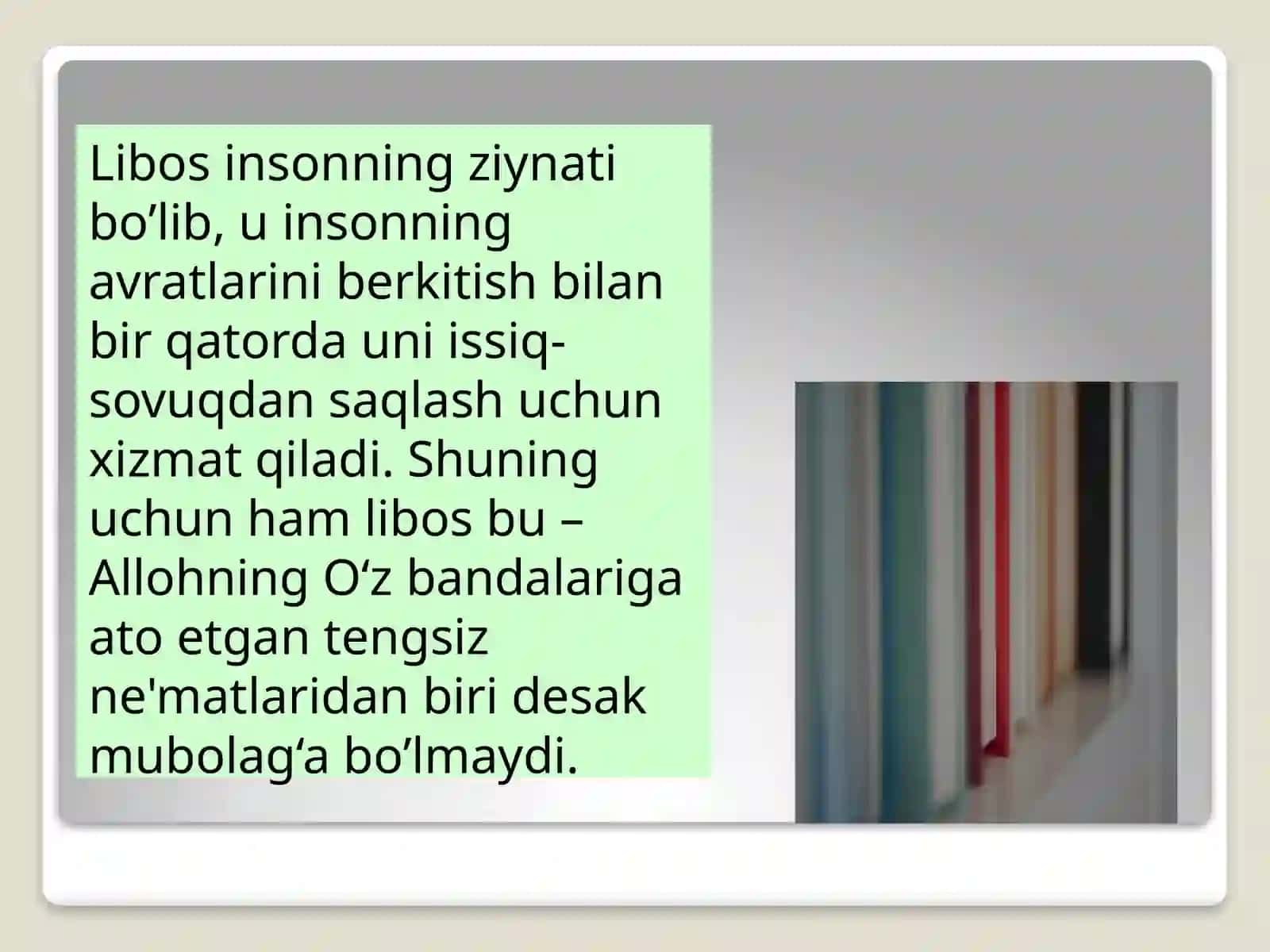 Kiyinish odoblari 2