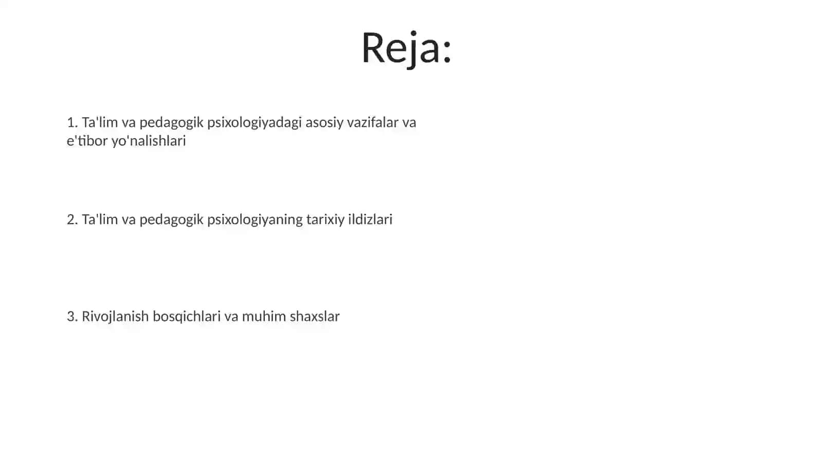 Yosh va pedagogik psixologiya fanining vazefalari va rivojlanish bosqichlari 2