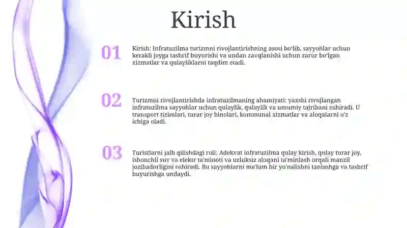 Turizmni Rivojlantirishda Infratuzilmani Ahamiyati 2