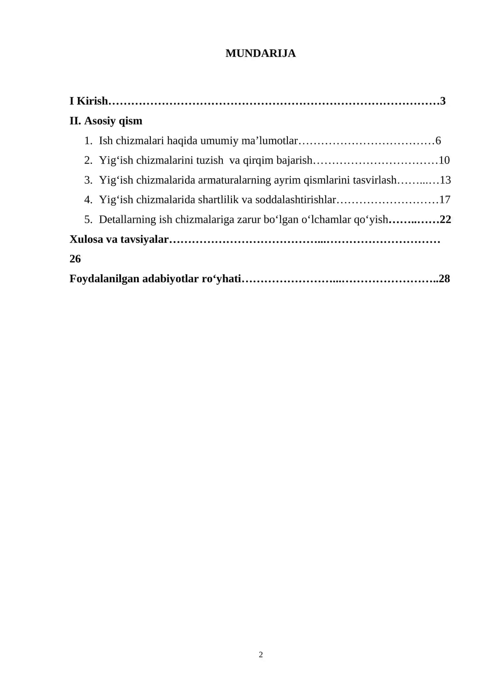 O‘QUVCHILARGA YIG‘ISH CHIZMALARIDA ARMATURALARNING AYRIM QISMLARINI TASVIRLASHNI O‘RGATISH 2