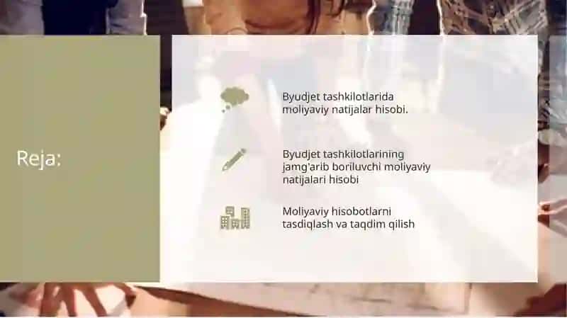 Byudjet tashkilotlarining jamg'arib boriluvchi moliyaviy natijalari hisobi 2