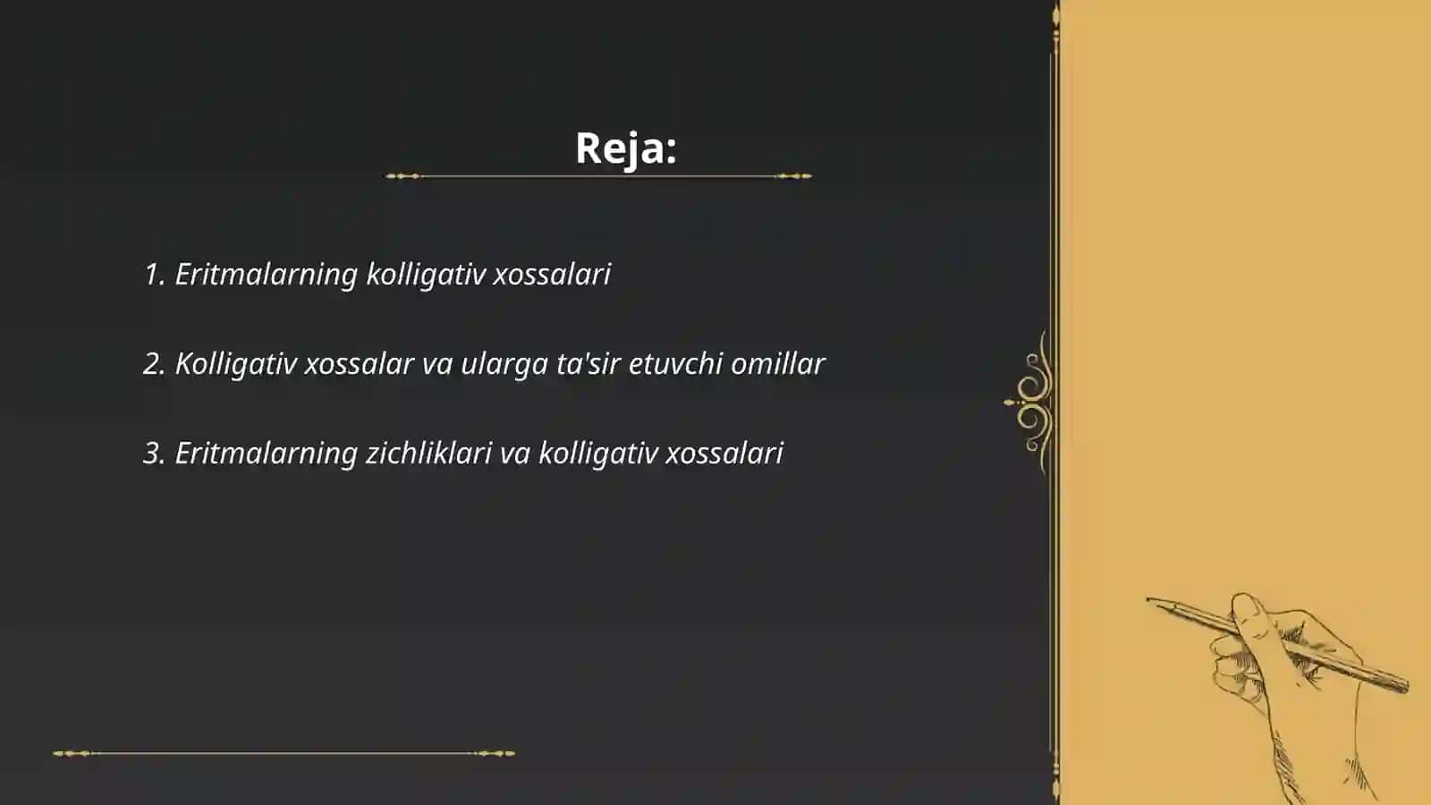 Eritmalarning kolligativ xossalari 2