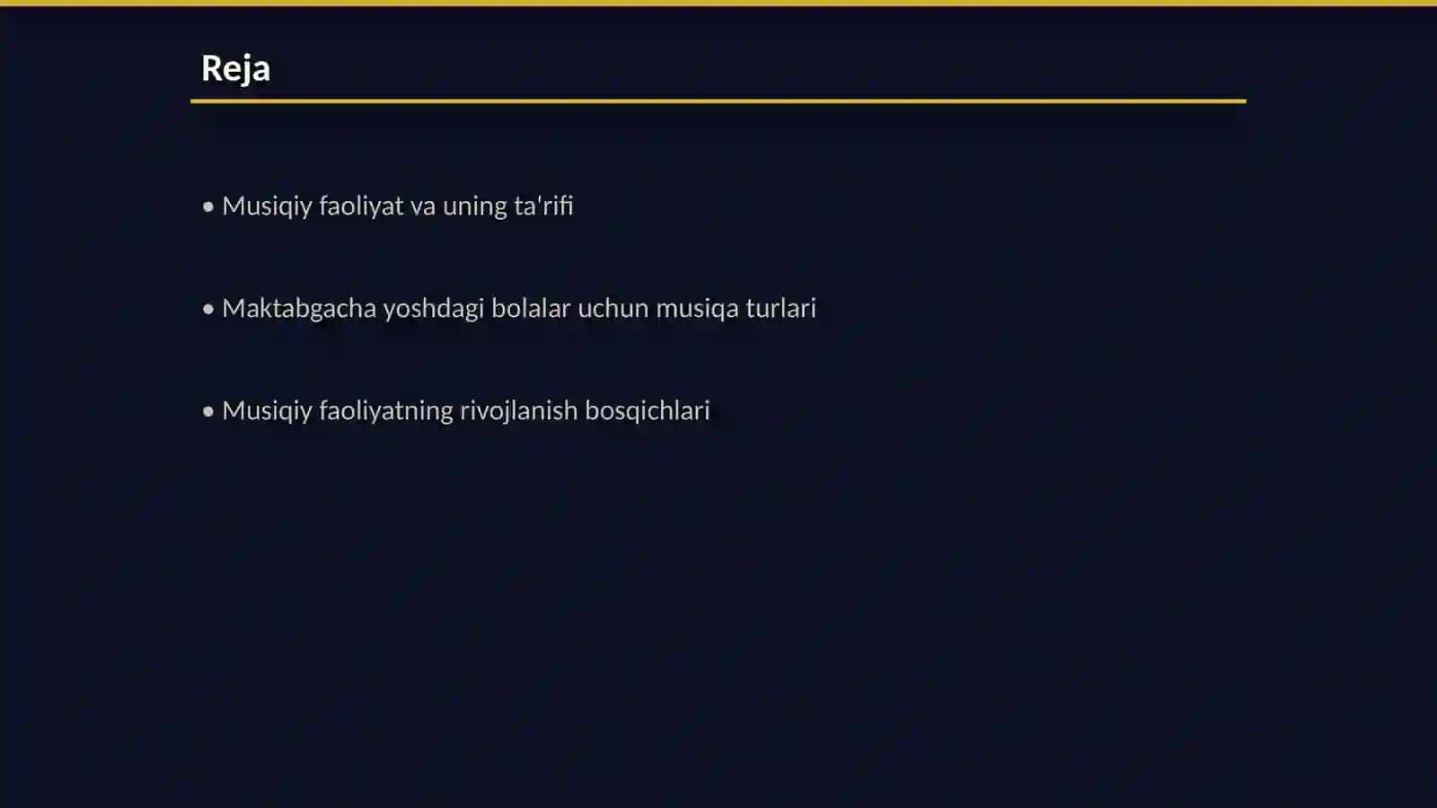 Maktabgacha kichik yoshdagi bolalarning musiqiy faoliyati mazmuni 2