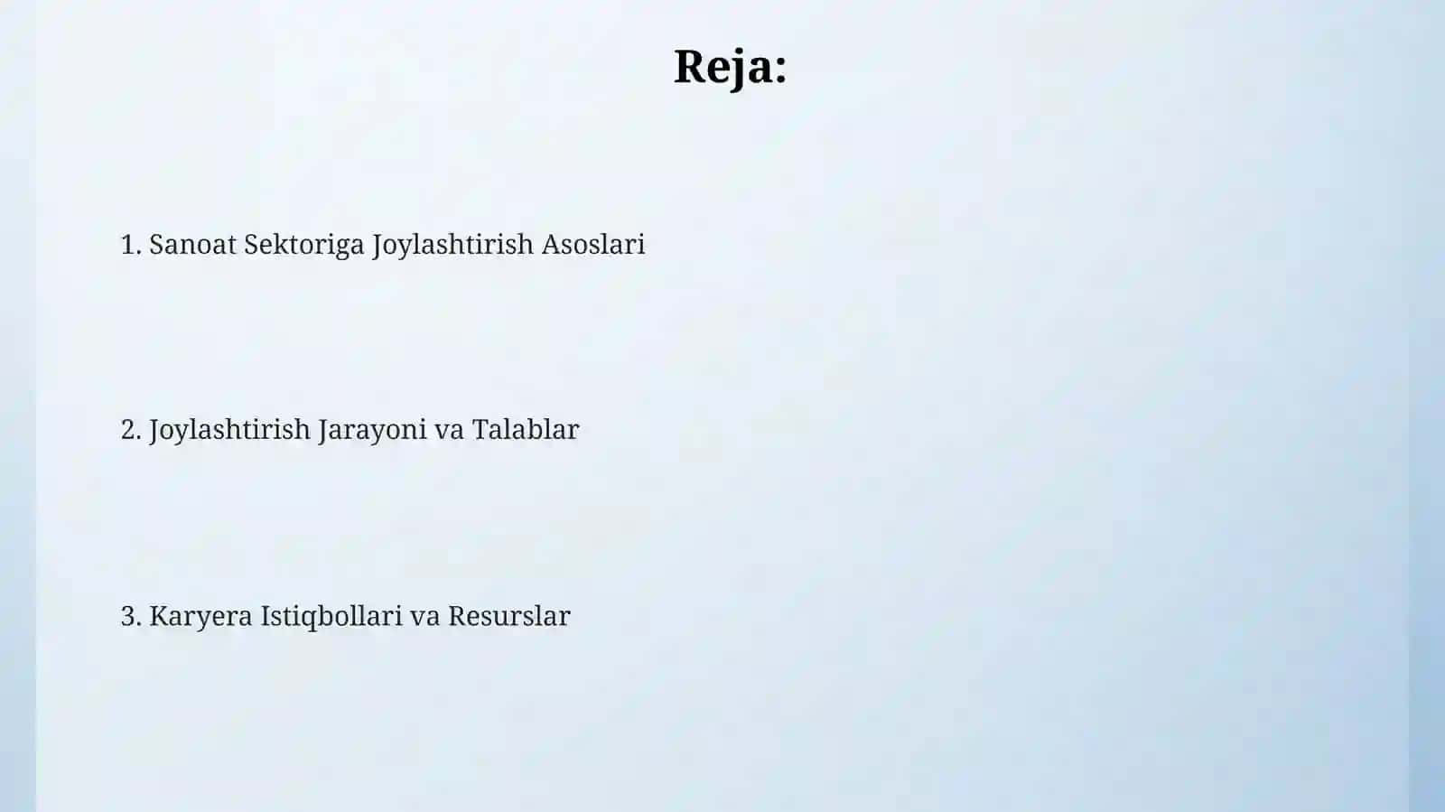 Sanoattarmoqlarijoylashtirish 2