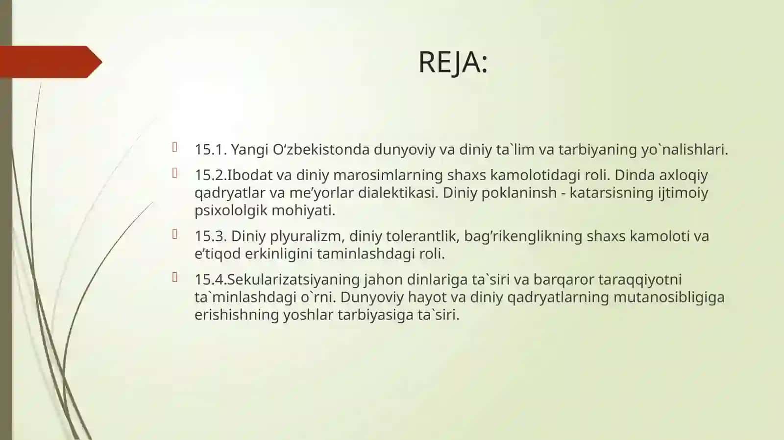 Dun’yoviyva diniy bilimlar mutanosibligini ta’minlashning ahamiyati 2