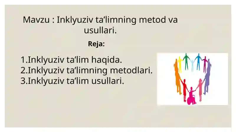 Inklyuziv taʼlimning metod va usullari 2