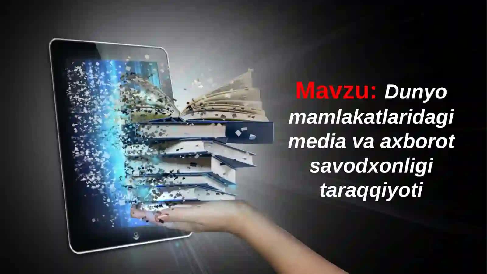 Dunyo mamlakatlaridagi media va axborot savodxonligi taraqqiyoti 2