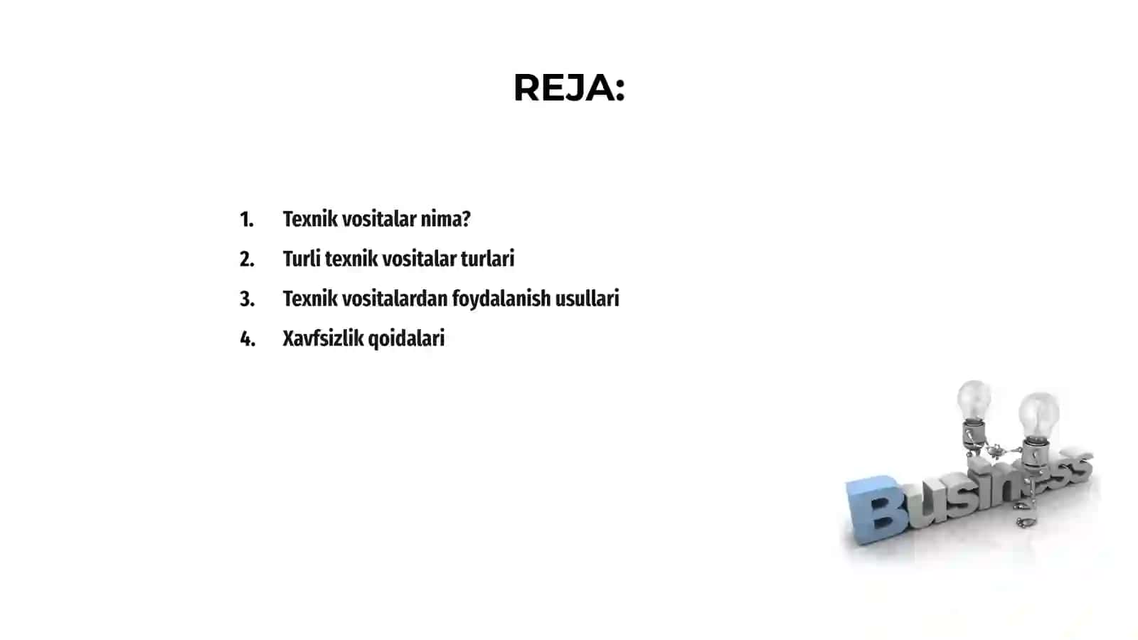 Texnik vositalardan foydalanish 2