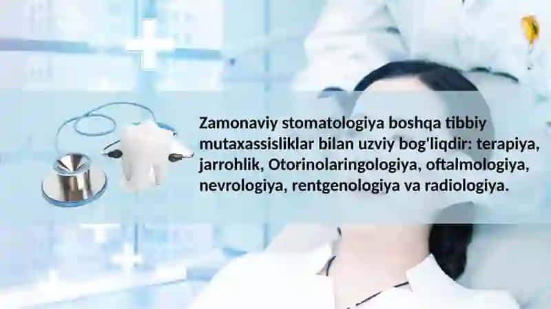 Terapevtik Stomatologiyaning boshqa tibbiyot Fanlari bilan  Aloqasi 2