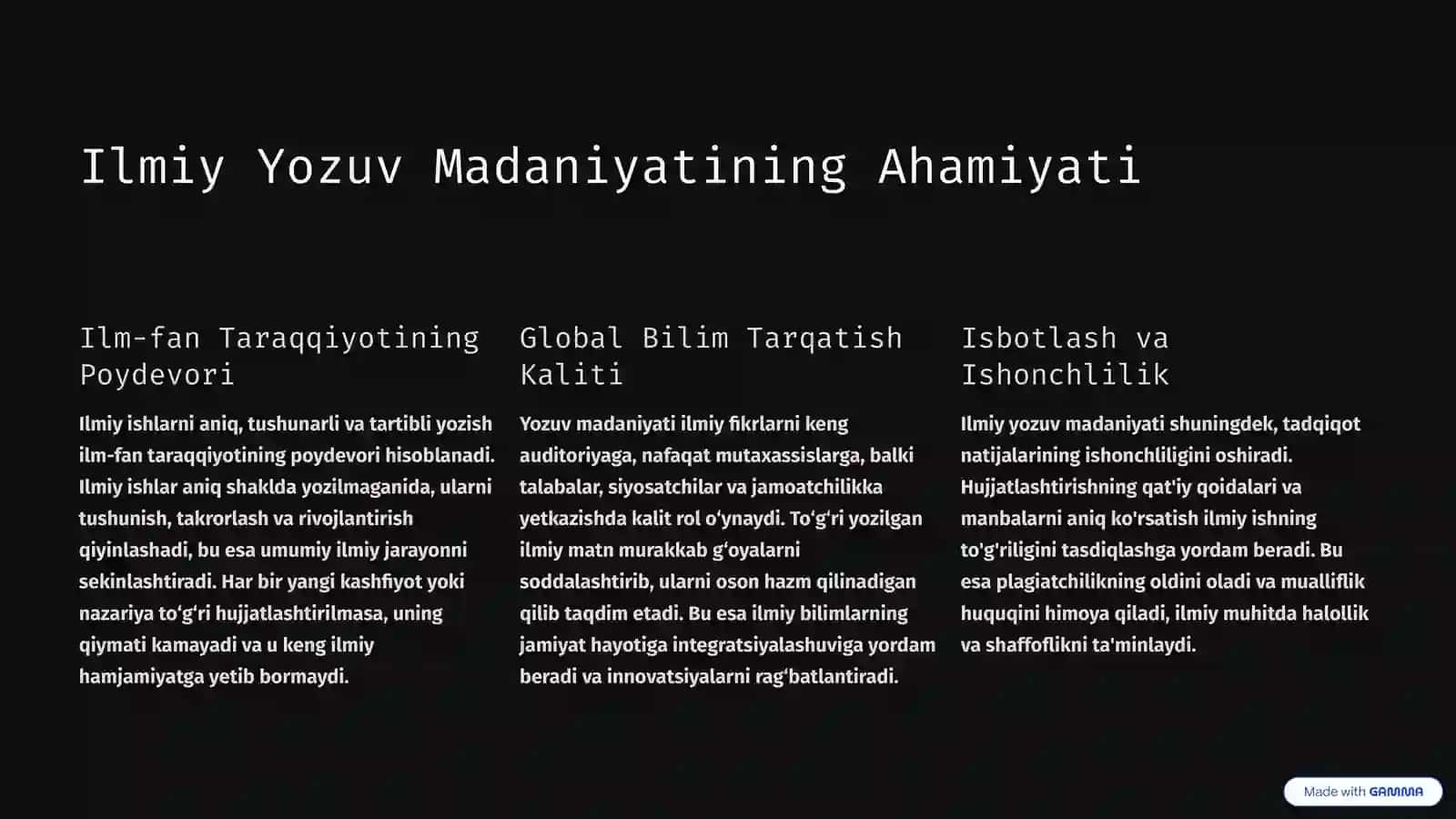 Ilmiy Yozuv Madaniyati: Bilimni Saqlash va Tarqatish San’ati 2