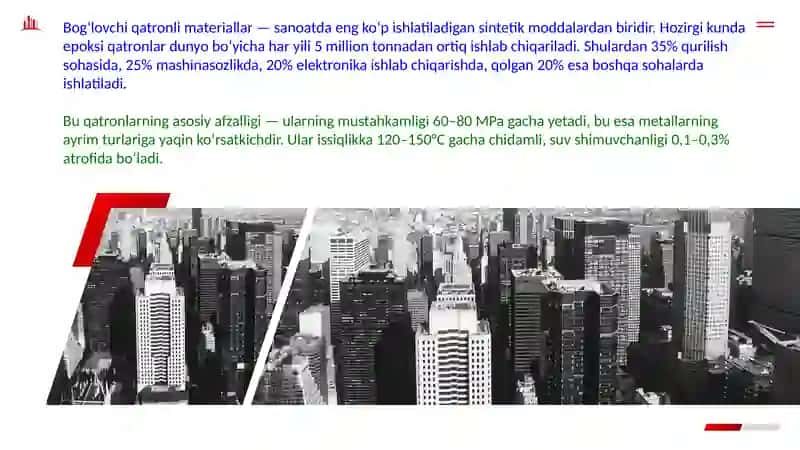 Bogʻlovchi qatronli materiallar bilan ishlaganda xavfsizlik 2