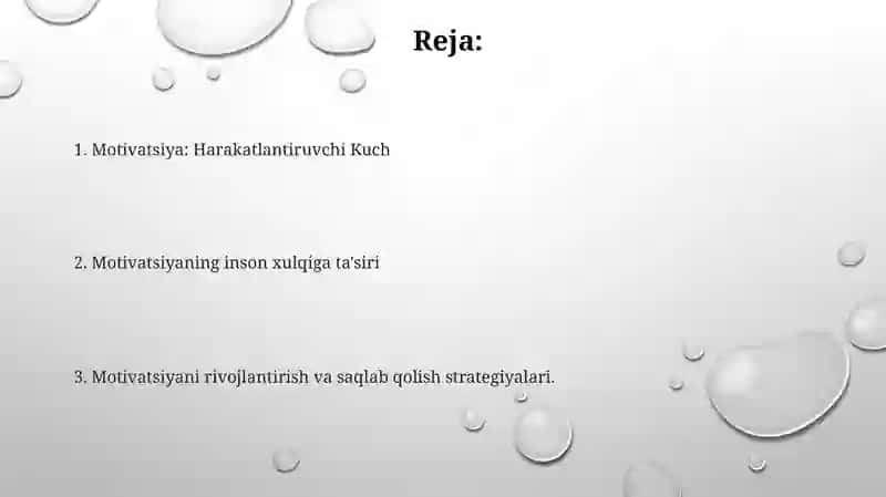Inson hayotida motiv va motivatsiyaning òrni 2