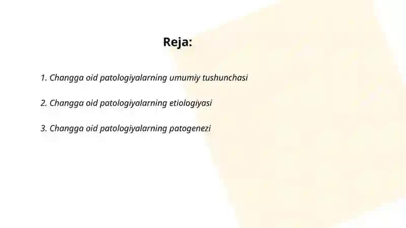 Changga oid patologiyalar haqida tushuncha 2