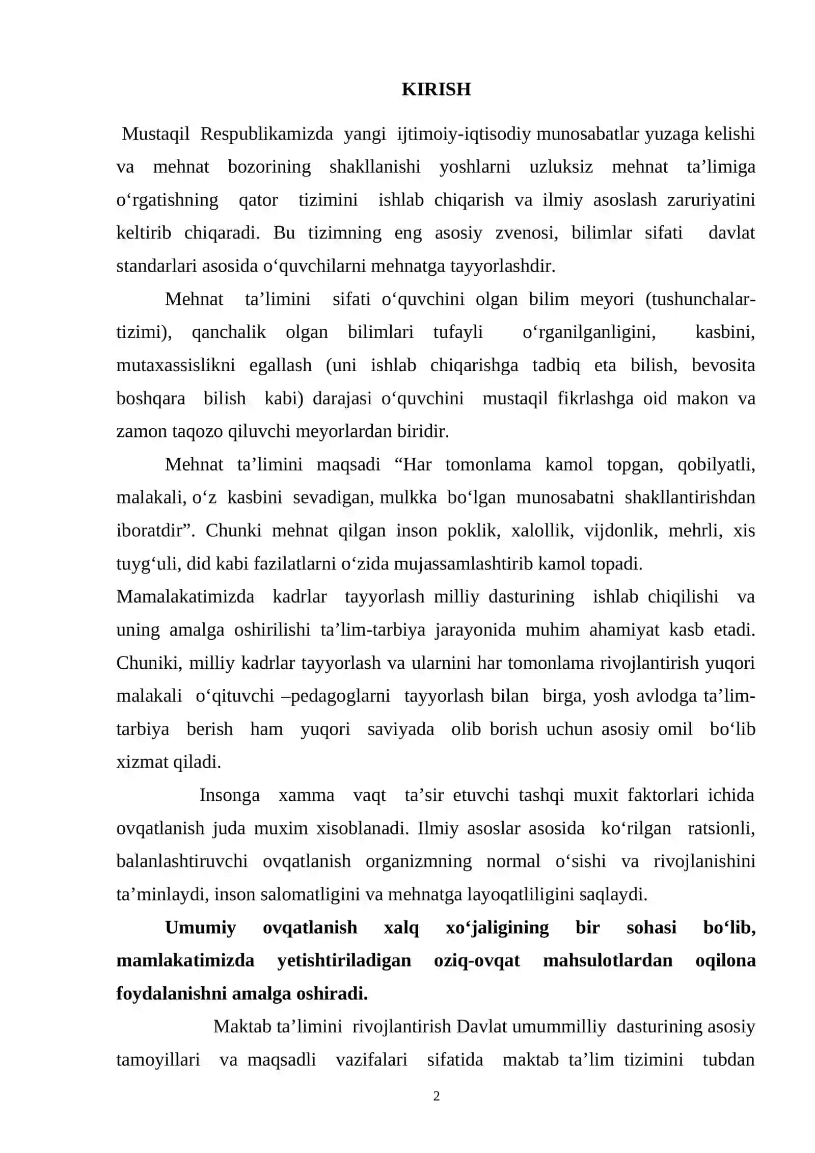 Tuxum va tvorogdan tayyorlanadigan taomlar mavzusini o’qitishda klaster metodidan foydalanish 2