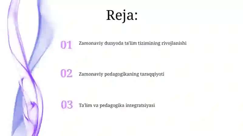 Ta'lim va pedagogika integratsiyasi 2