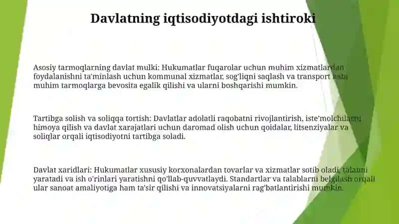Iqtisodiy Protsessda Davlat Organlari Va Boshqa Shaxslarning Ishtroki 2