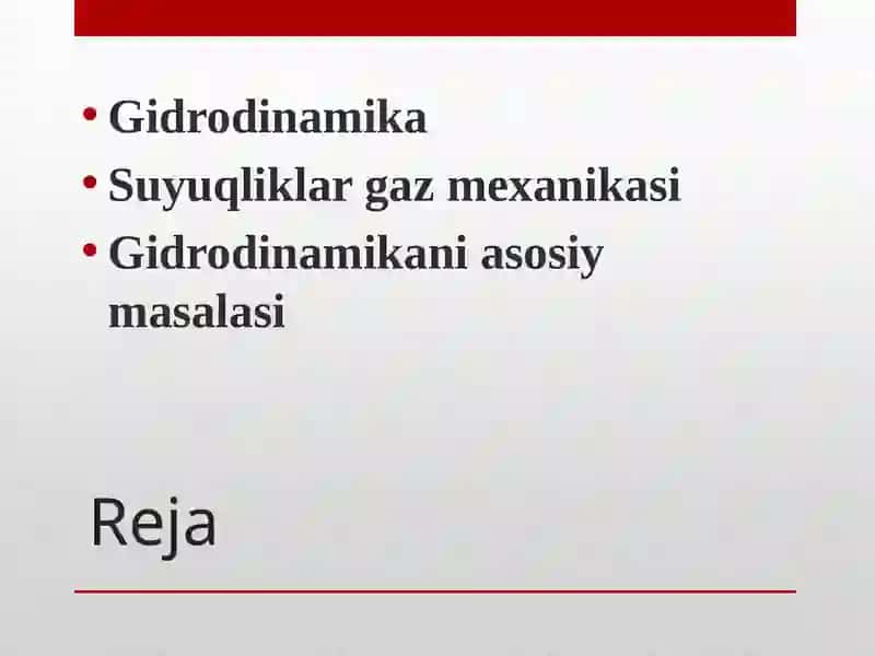 Gidrodinamika 2