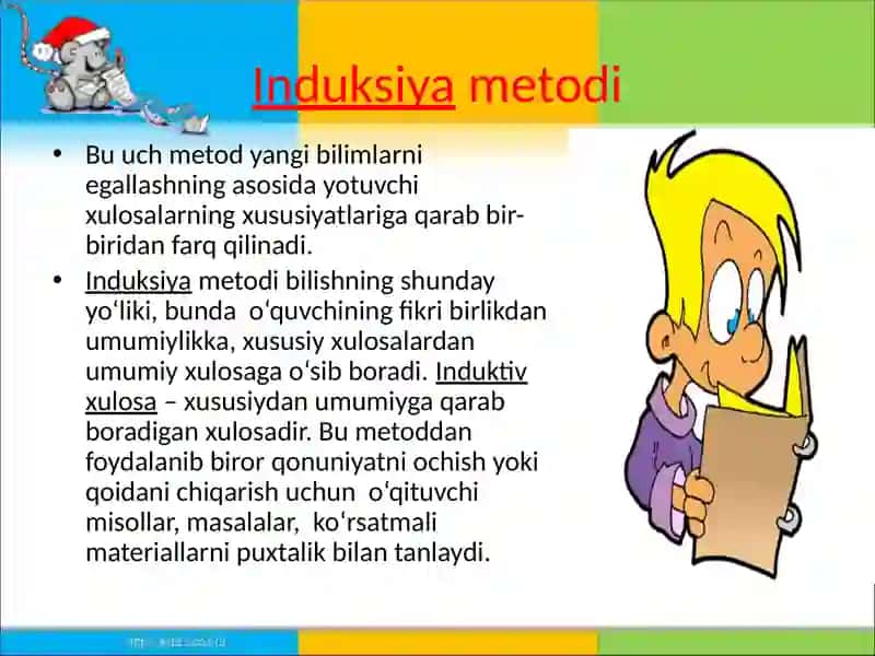 Induksiya metodi 2