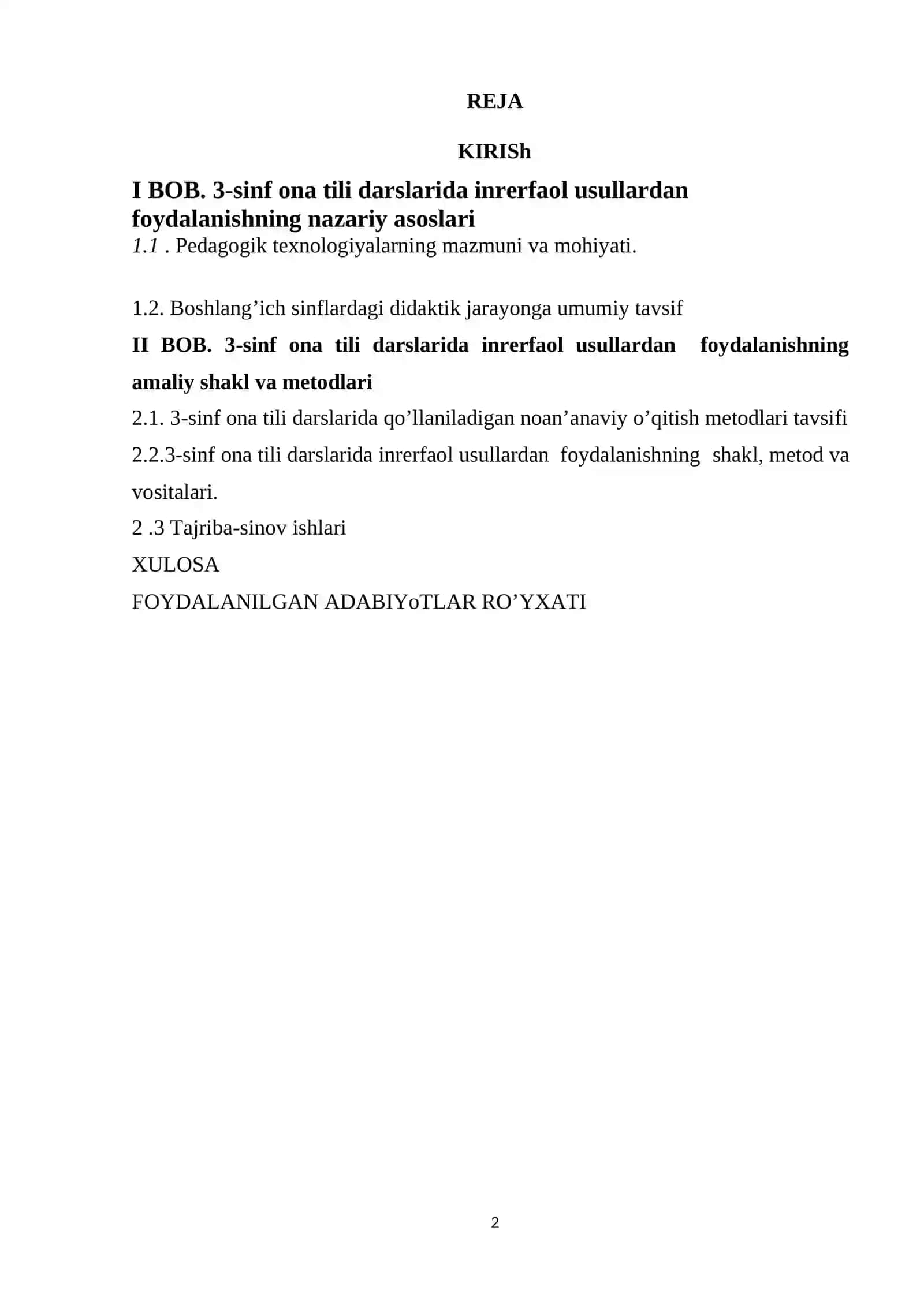3-sinf ona tili darslarida interfaol usullardan foydalanish 2