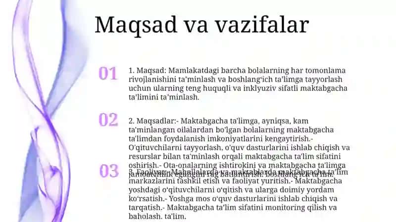 Maktabgacha Ta'lim Tashkiloti Faoliyati Nimalardan Iborat 2