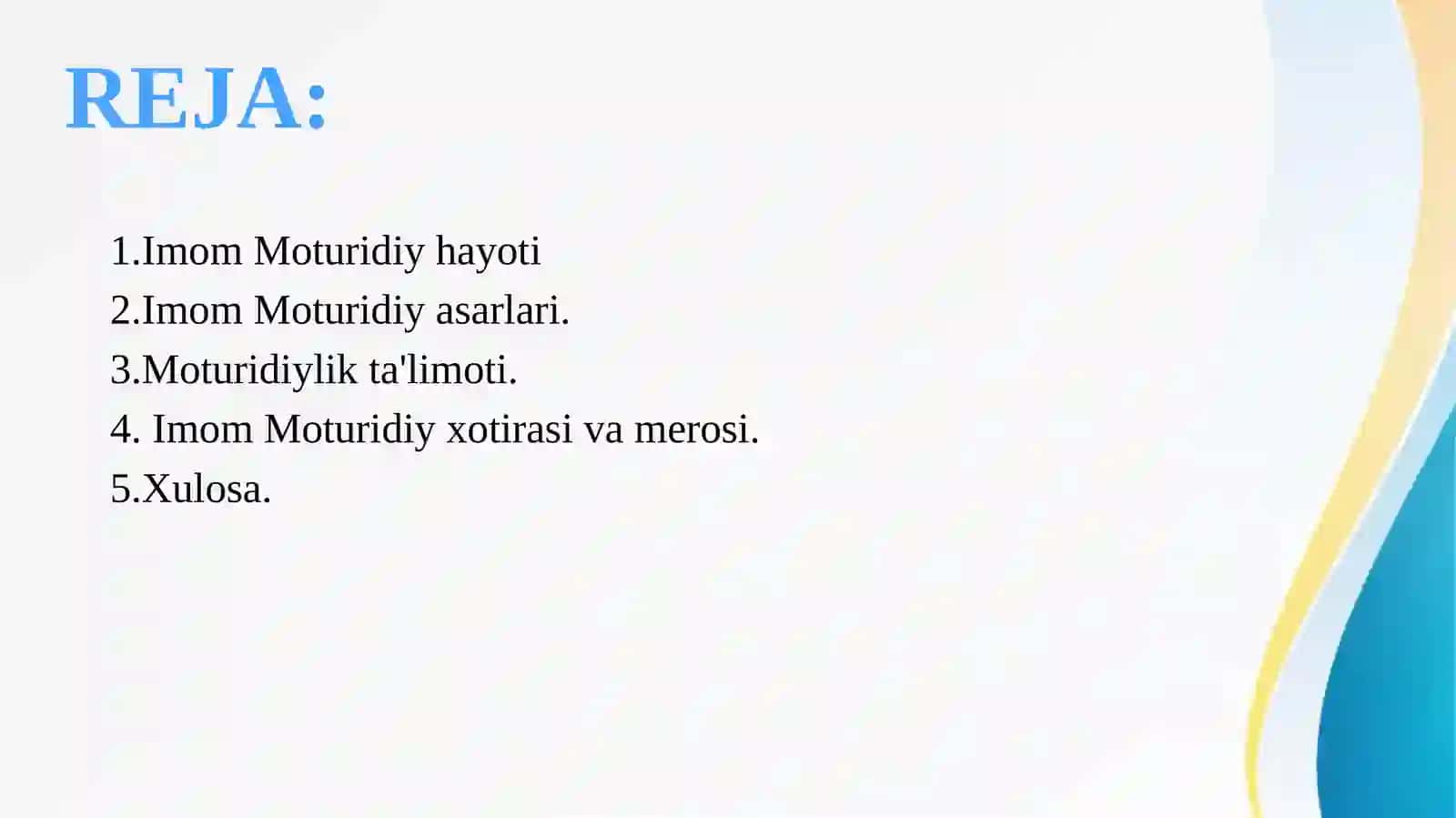 Abu Mansur Moturidiyning islom dini rivojiga qo‘shgan hissasi 2