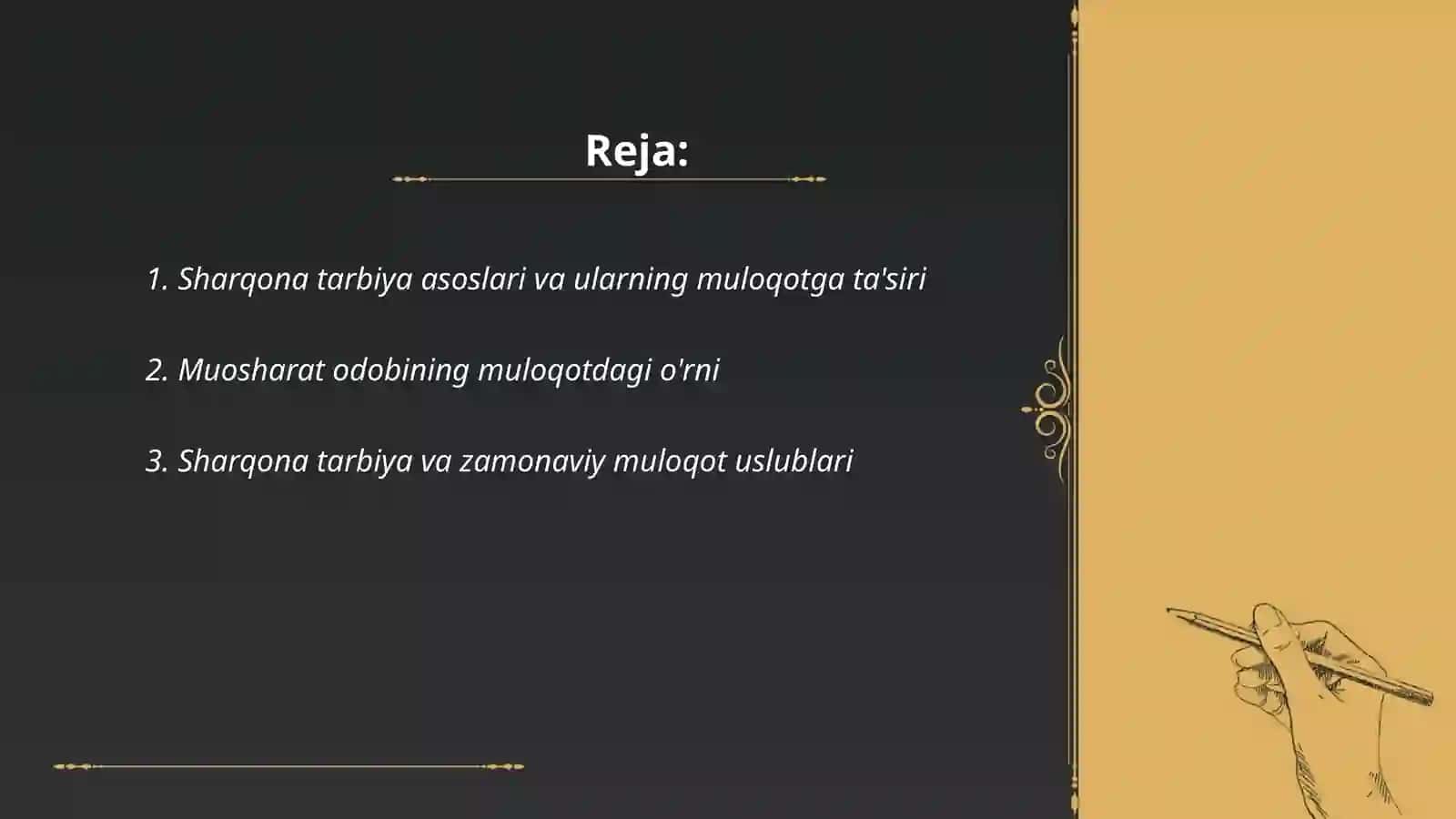 Sharqona tarbiya va muosharat odobining muloqotga ta'siri 2