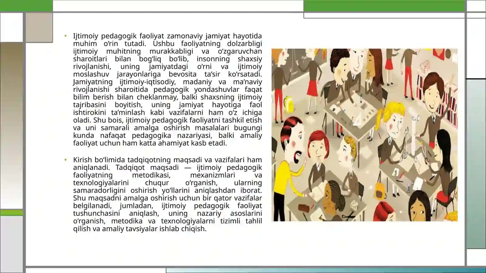 Ijtimoiypedagogik faoliyat metodikasi, mexanizmlari va texnologiyasi 2