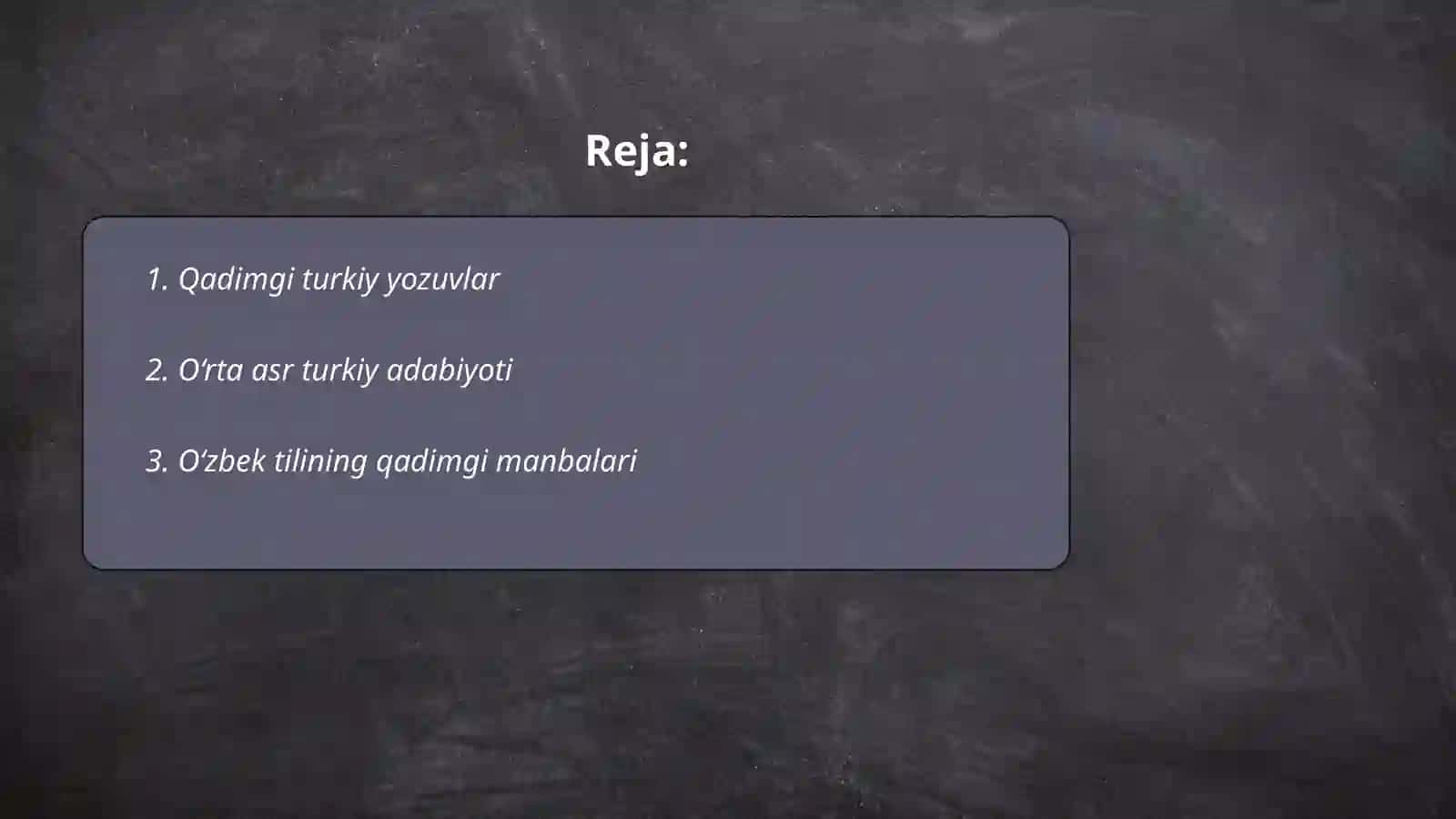 Hozirgi o‘zbek adabiy tilining tarixiy ildizlari 2