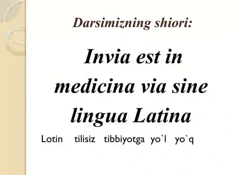 Lotin tilida alifbosi 2