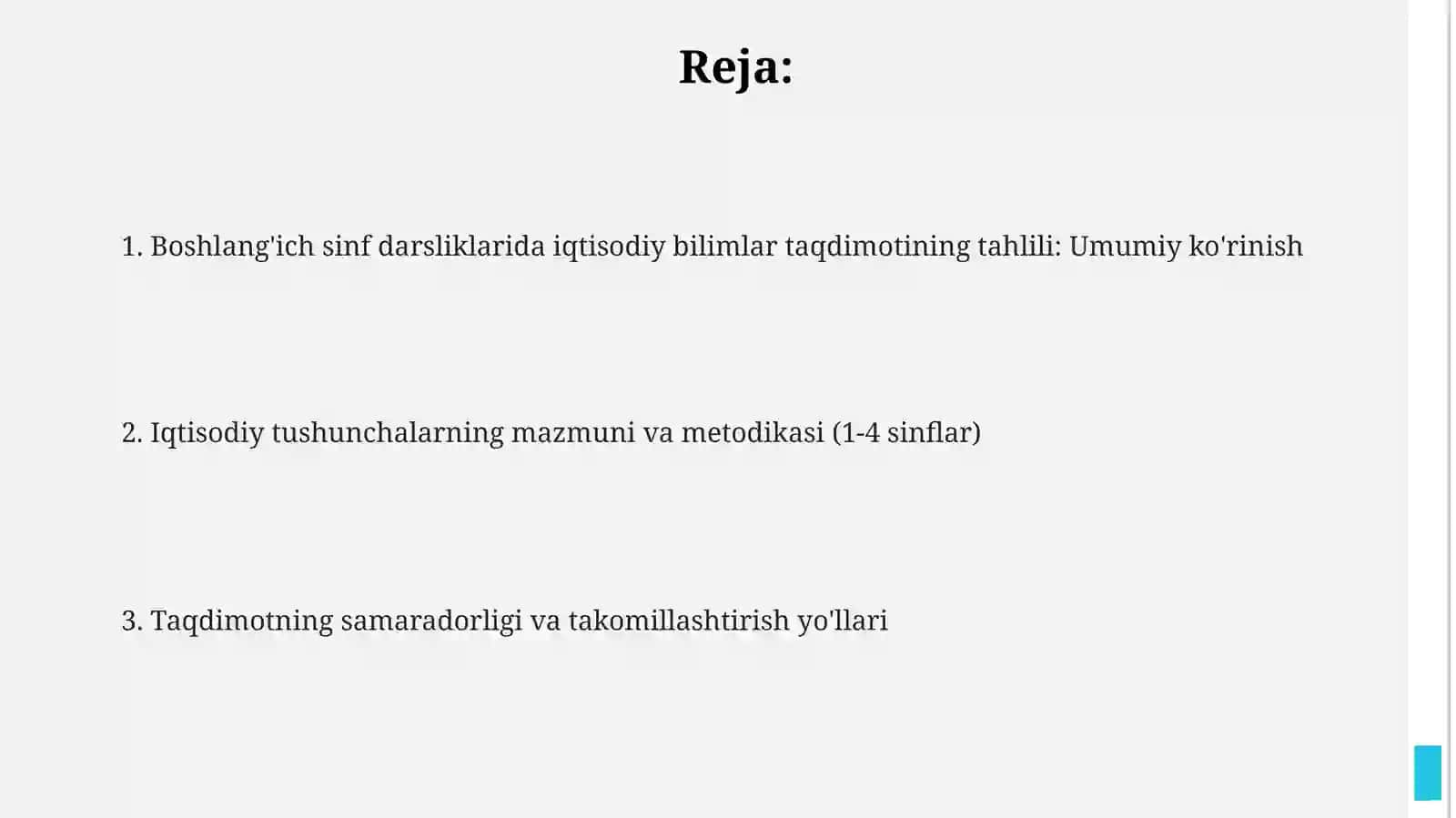 1-4 sinf darsliklarida iqtisodiy bilim berish tahlili 2