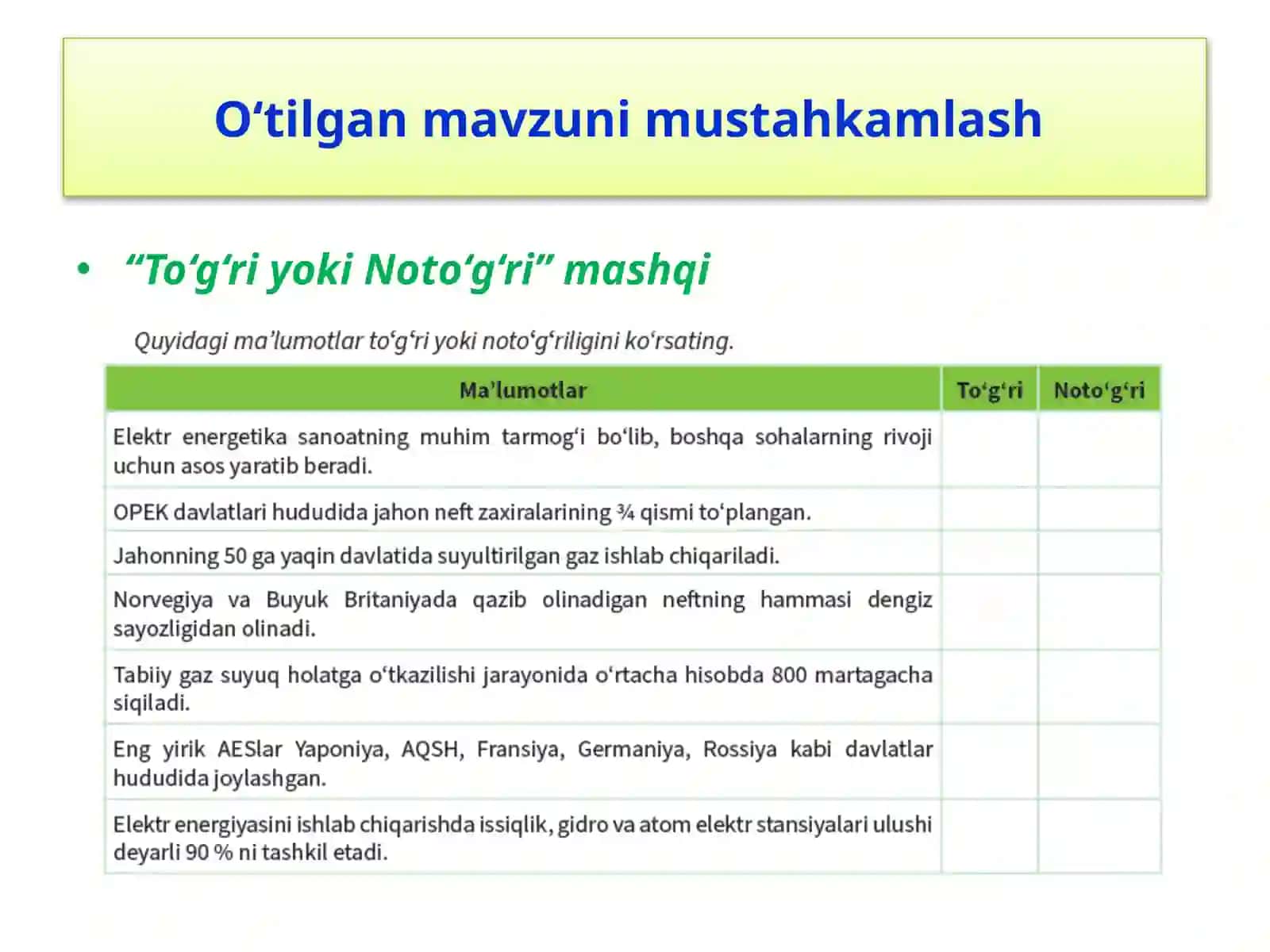 Jahon sanoatiga geografiya va uning o‘zgarib borishi 2