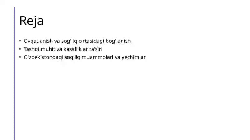 Ovqatlanish va tashqi muhit ta'siri bilan bog'liq bo'lgan kasalliklar 2