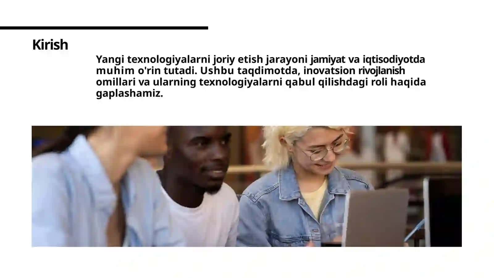 Yangi Texnologiyalarni Joriy Etishda Inovatsion Rivojlanish Omillari 2