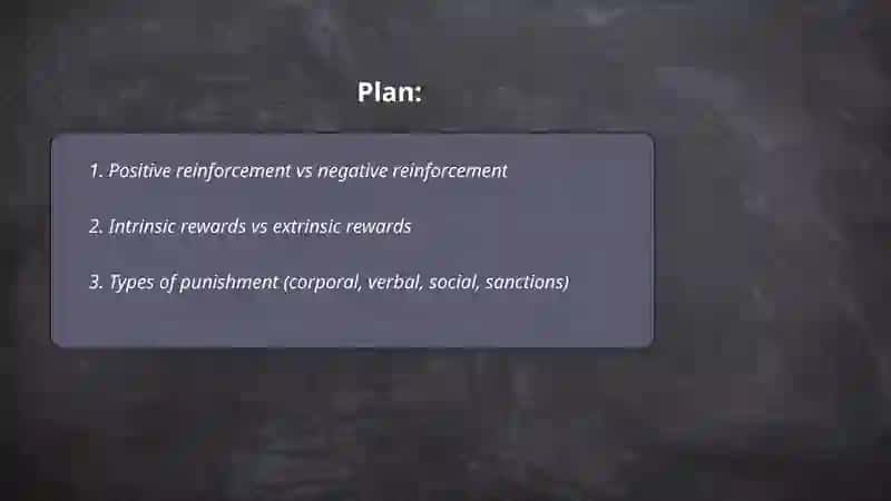 Rewards and punishments 2