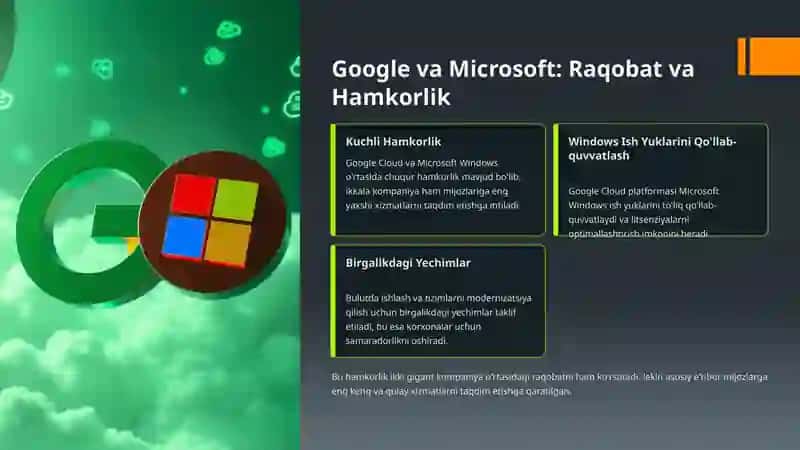 Google va Microsoft Vositalari va Xizmatlari 2