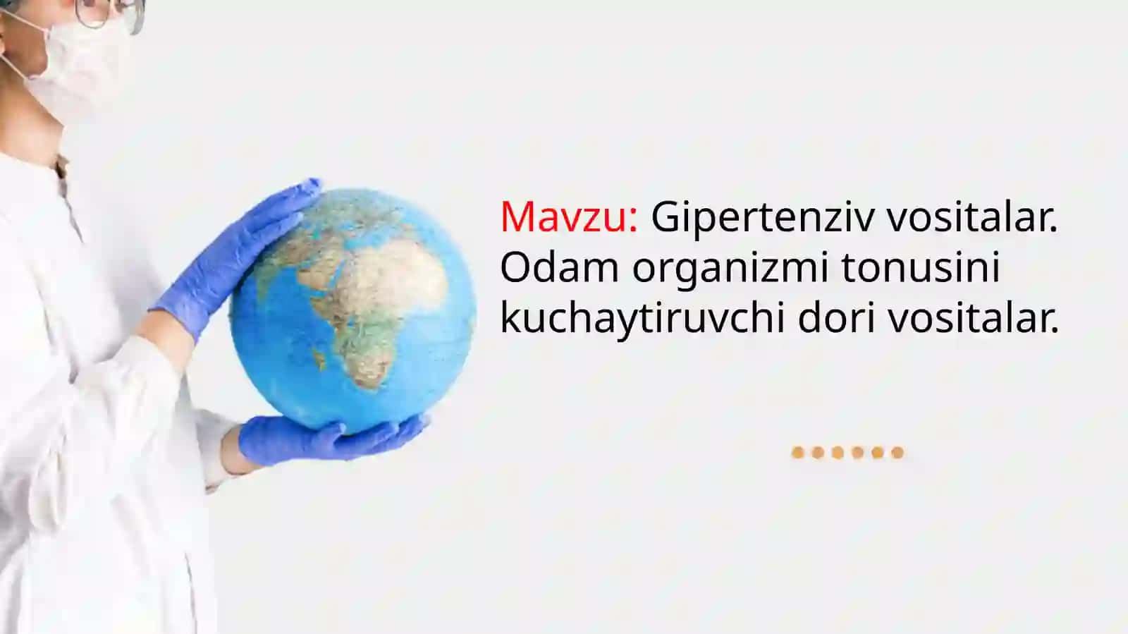 Gipertenziv vositalar. Odam organizmi tonusini kuchaytiruvchi dori vositalar 2