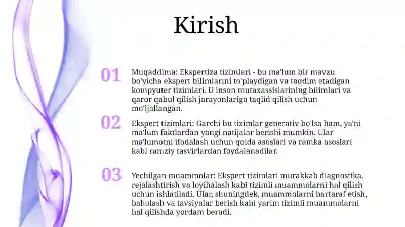 Ekspert Tizimlari Va Ular Orqali Yechiladigan Masalalar 2