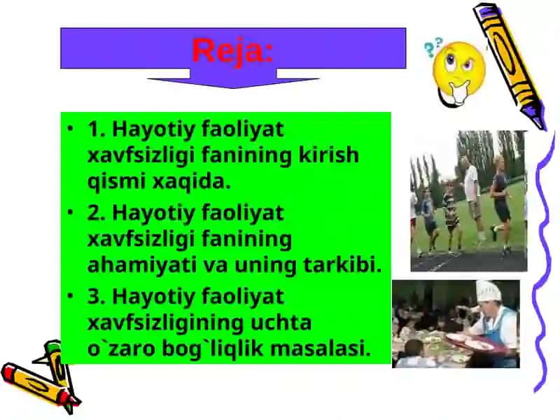 Hayot faoliyati xavfsizligi 2