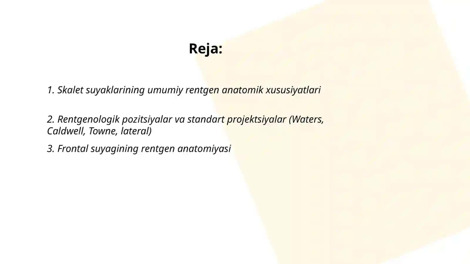 skalet suyaklarining rentgen anatomiyasi 2