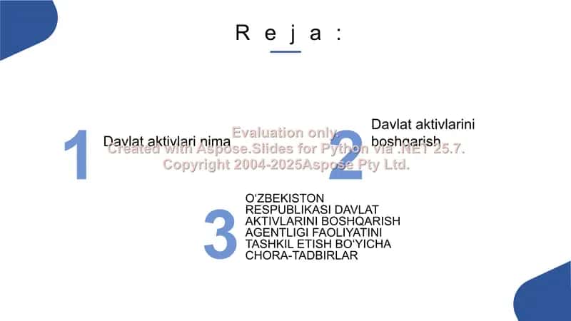 Davlat aktivlarini boshqarish 2