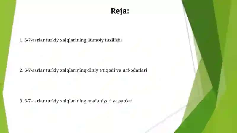 VI - VII ASRLARDA TURON XALQLARI MADANIY HAYOTI 2