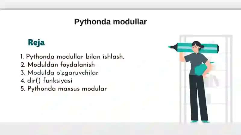Pythonda modullar 2